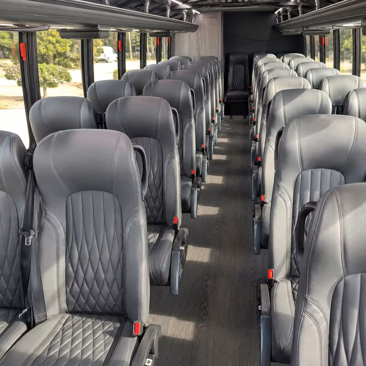 25 passenger minibus interior