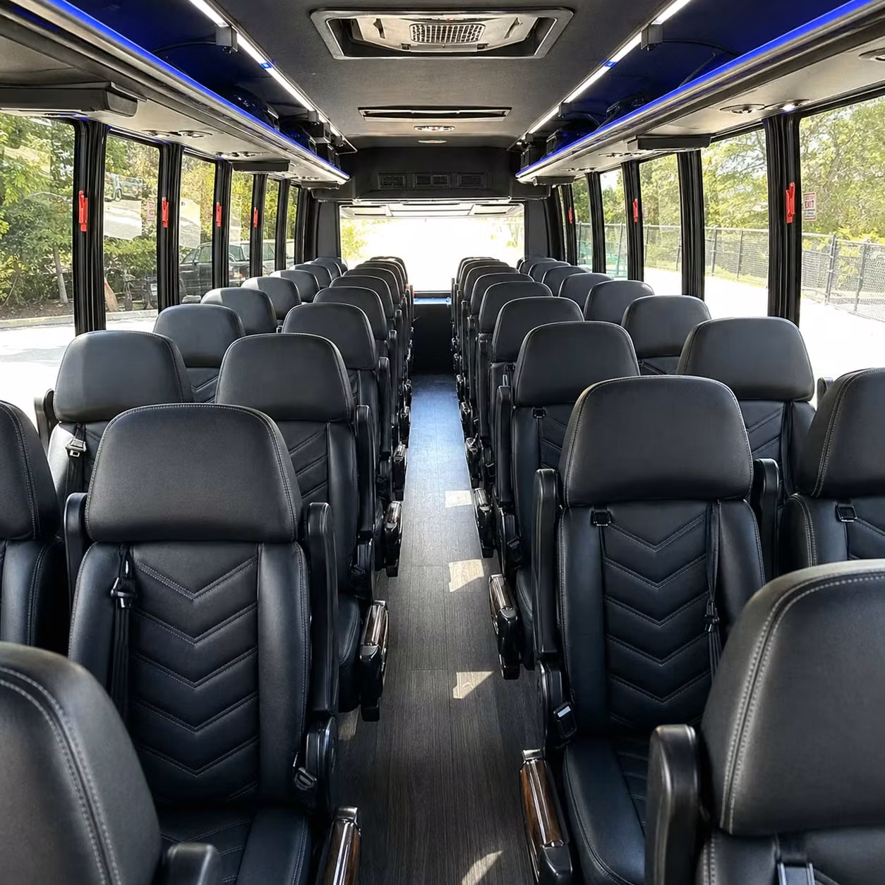 28 passenger minibus inside