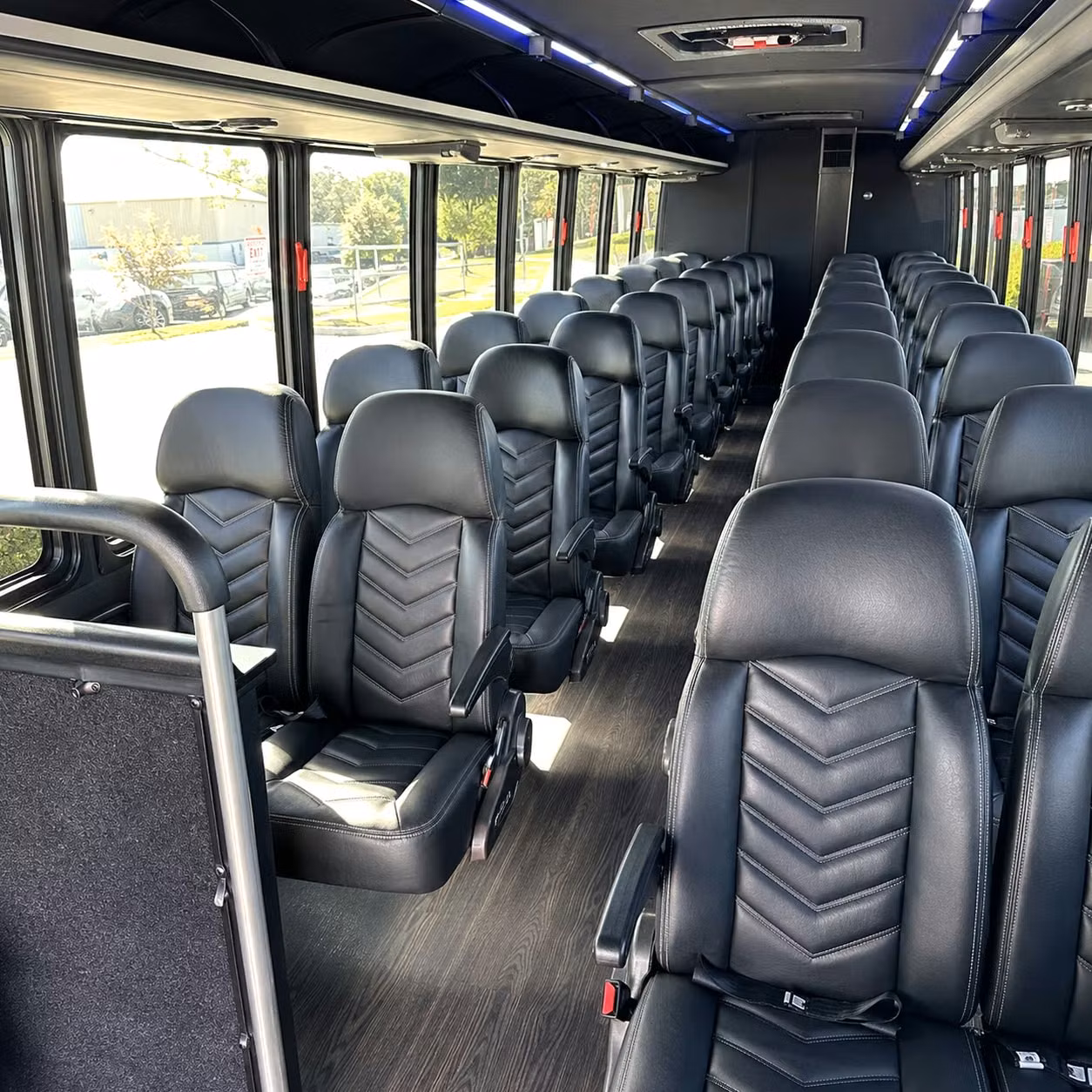 30 passenger minibus interior