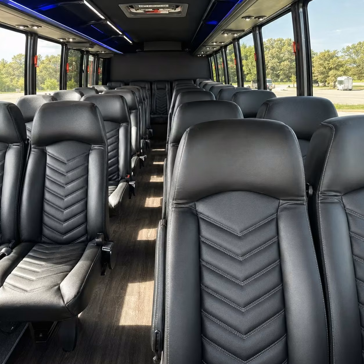35 passenger minibus inside